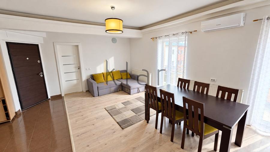 Apartament cu 4 camere semidecomandat, mobilat în Florești
