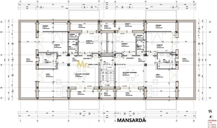 Apartament cu 2 camere în Central