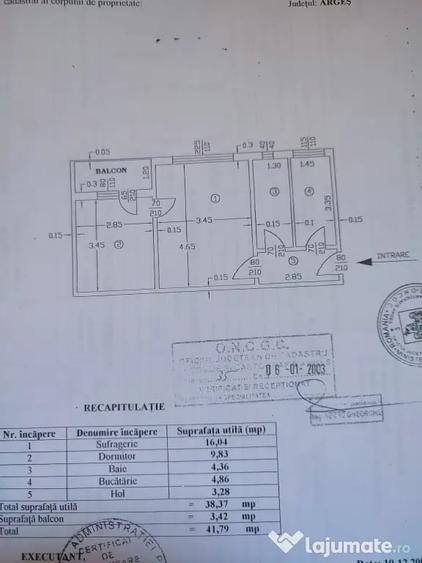 Apartament cu 2 camere semidecomandat în Banat