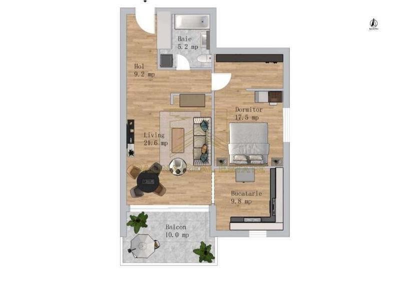 Apartament cu 2 camere în Central — fotografia 3