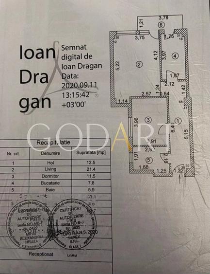 Apartament cu 2 camere decomandat, mobilat în Străulești