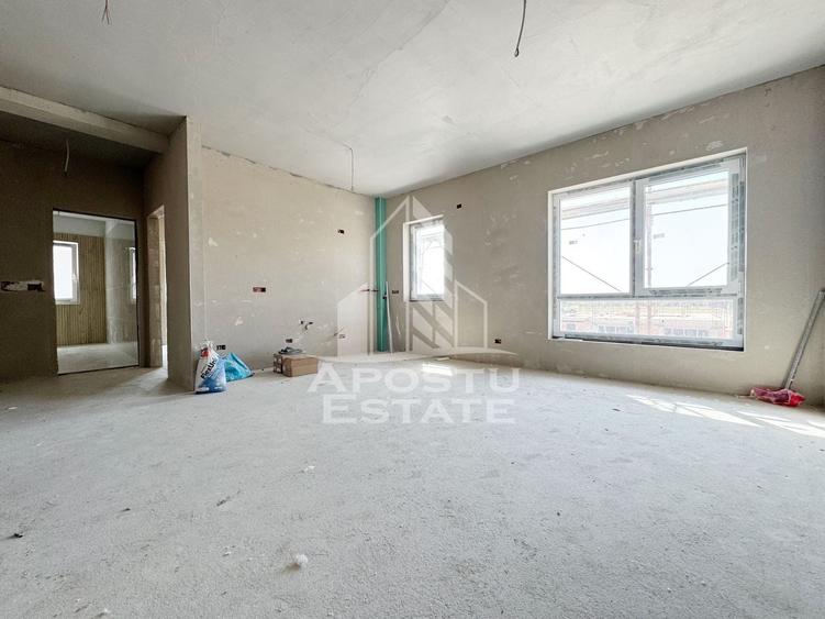 Apartament cu 2 camere semidecomandat în Giroc