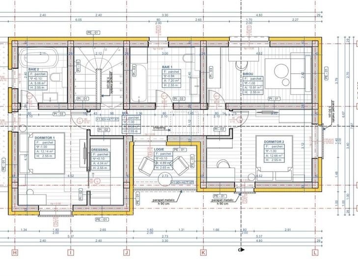 Casă cu 4 camere cu Teren 492 Mp în Chinteni