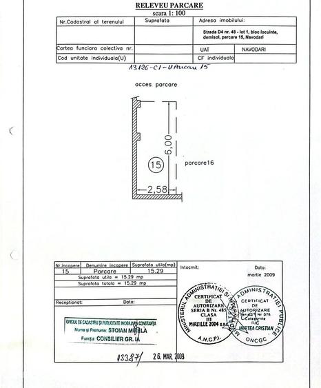 Apartament cu 3 camere semidecomandat în Nord