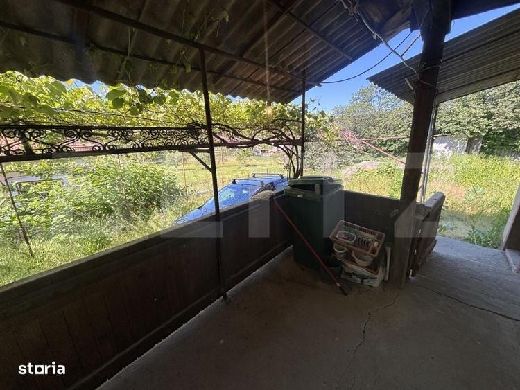 Casă cu 2 camere cu Teren 1400 Mp în Gâlgău