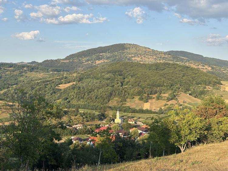 Vand teren intravilan construibil cu panorama deosebita - 2453 mp Rosia - 3