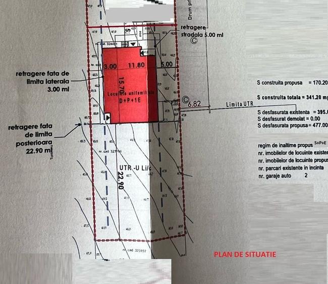 Teren Construcții intravilan de 843 mp, în Europa