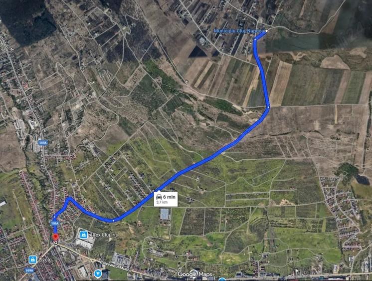 Teren de 2800 mp, în Central