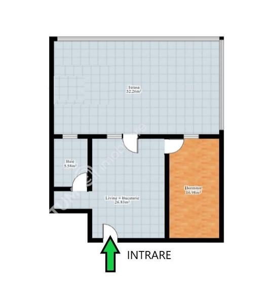 Penthouse cu 2 camere terasa si loc de parcare Calea Surii Mici Sibiu - 4