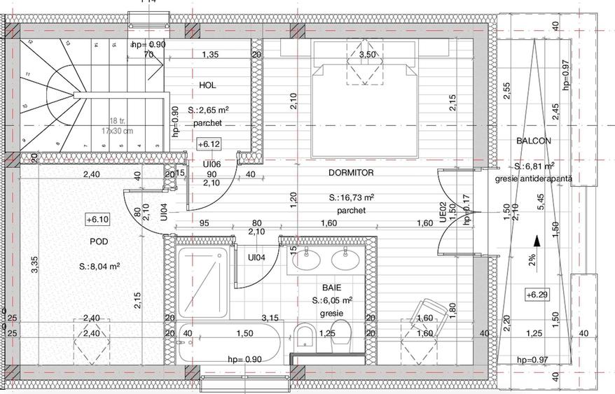 Duplex cu 4 camere cu Canalizare în Someșeni