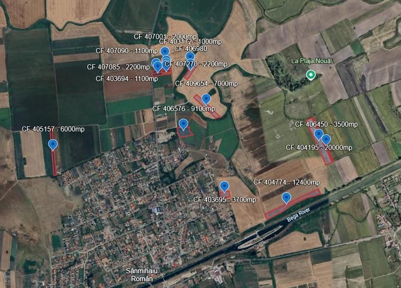 Teren de 10000 mp, în Sânmihaiu Român
