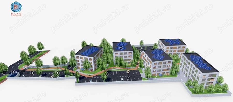 Apartament cu 2 camere decomandat în Est