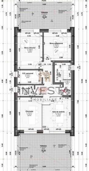 Apartament cu 3 camere în Mărăști