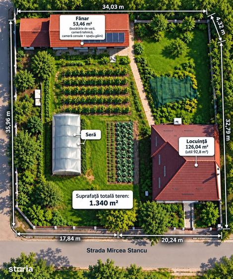 Casă cu 4 camere cu Teren 1340 Mp în Copăcelu