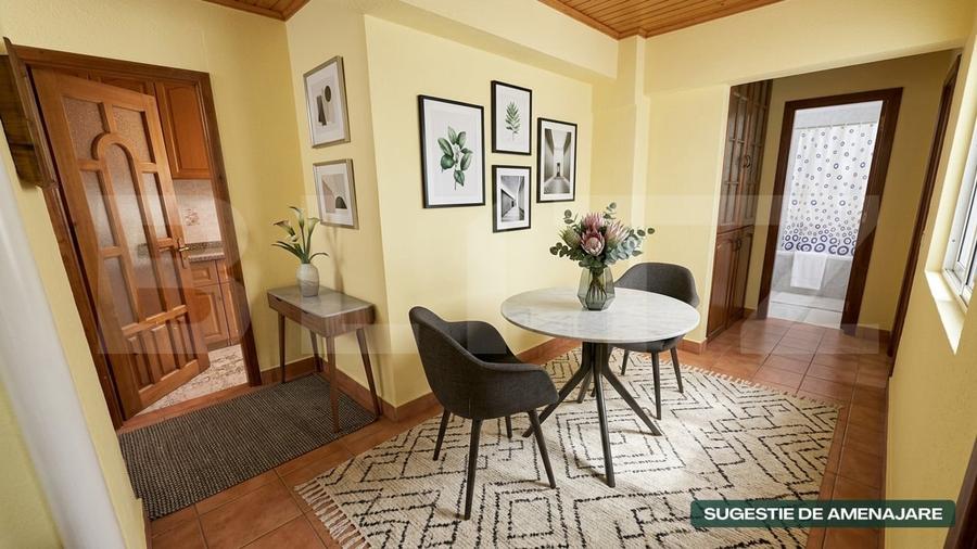 Apartament cu 3 camere decomandat, mobilat în George Enescu