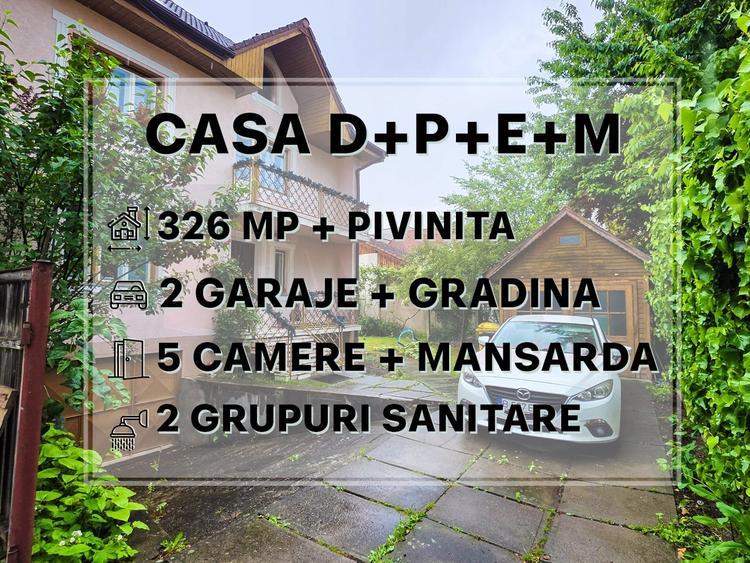 Casă cu 5 camere cu Teren 300 Mp în Central