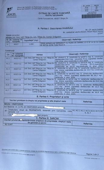 Casă cu 3 camere cu Teren 1000 Mp în Central