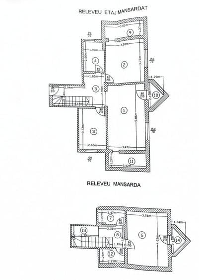 Apartament cu 3 camere decomandat în Central