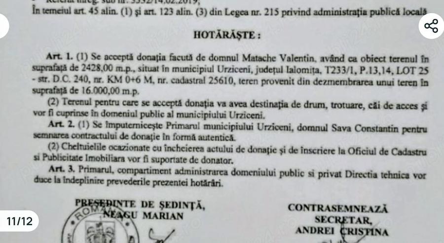 Teren de 500 mp, în Central