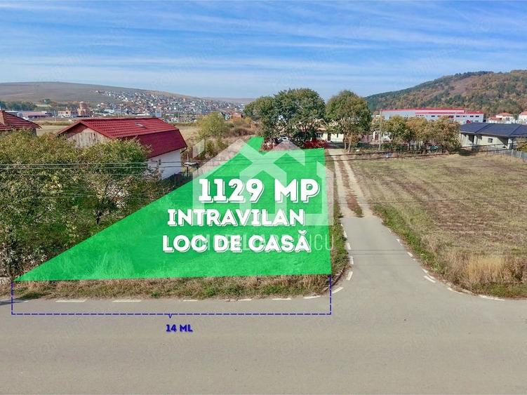 Teren de 1129 mp, în Jucu