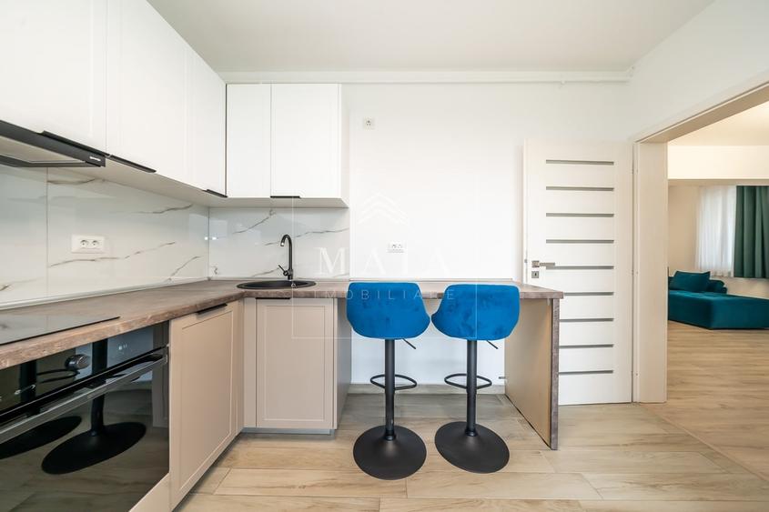 Apartament cu 2 camere decomandat, mobilat în Mihai Viteazul