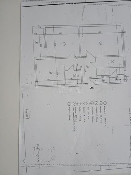 Apartament cu 3 camere decomandat, mobilat în Berceni