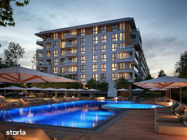Apartament cu 3 camere, decomandat, terasa 14,4 mp,ansamblu cu piscina - 19