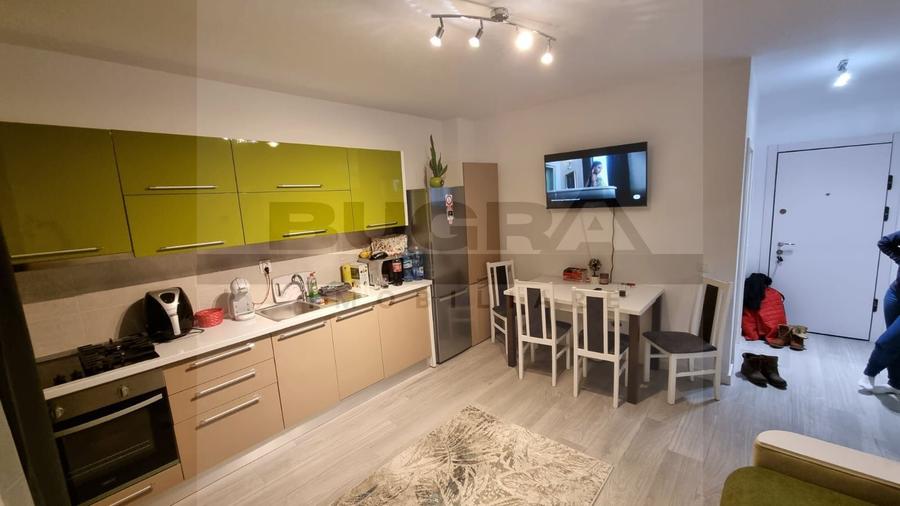 Apartament cu 2 camere semidecomandat în Chinteni