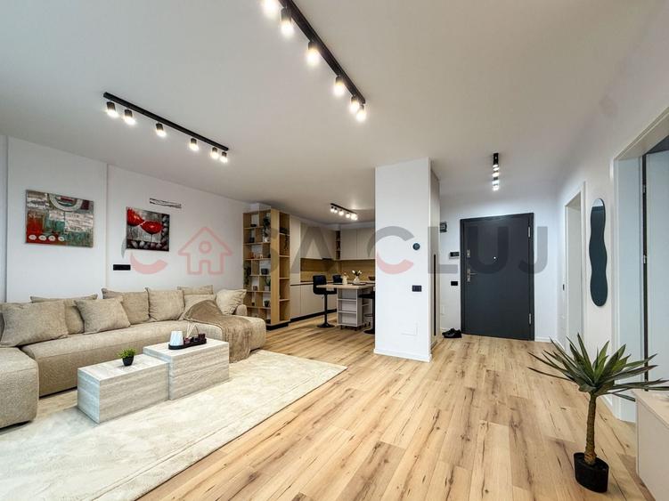 Apartament cu 2 camere semidecomandat, mobilat în Iris