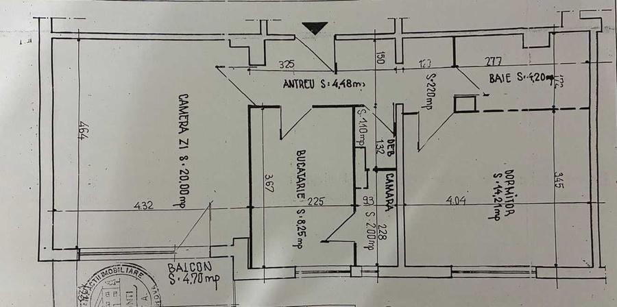 Apartament cu 2 camere decomandat în Central