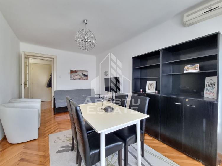 Apartament cu 2 camere semidecomandat, mobilat în Bălcescu