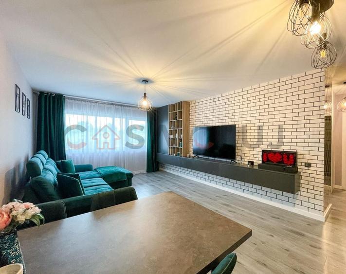 Apartament cu 2 camere semidecomandat, mobilat în Gheorgheni