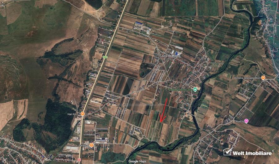 Teren agricol extravilan de 10000 mp, în Jucu de Mijloc