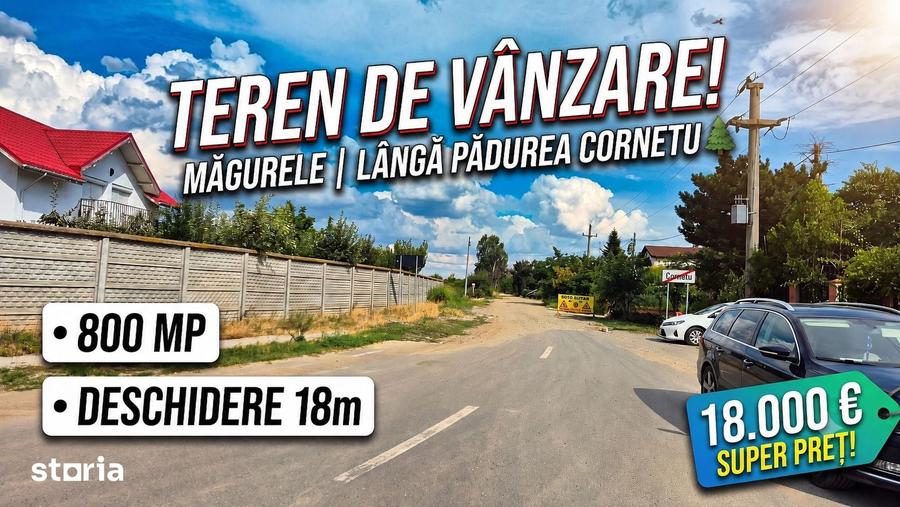 Teren de 800 mp, în Central