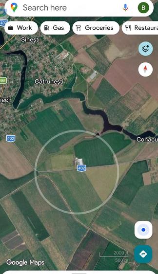 Teren de 5000 mp, în Moara Vlăsiei