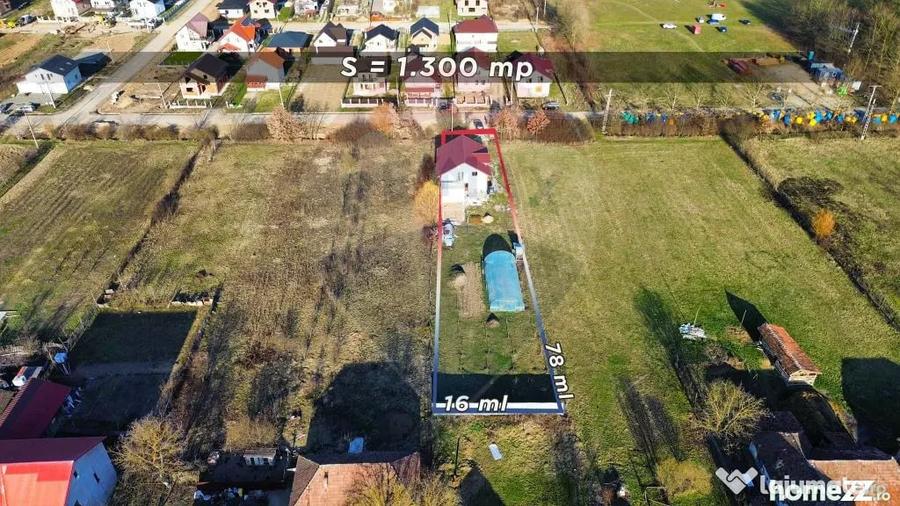 Casă cu 5 camere cu Teren 1300 Mp în Satulung