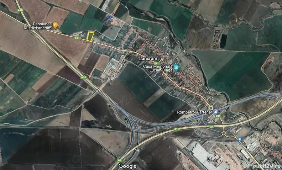 Teren de 7000 mp, în Lancrăm