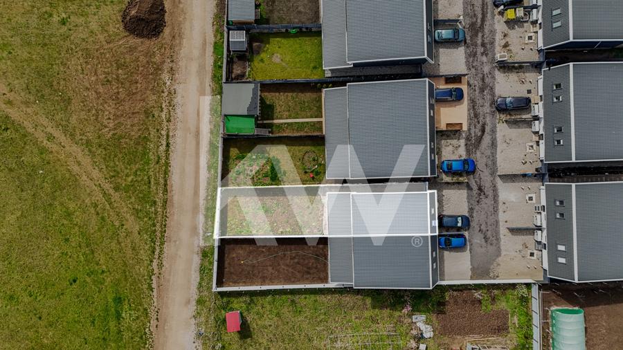 Duplex cu 4 camere cu Canalizare în Tărlungeni