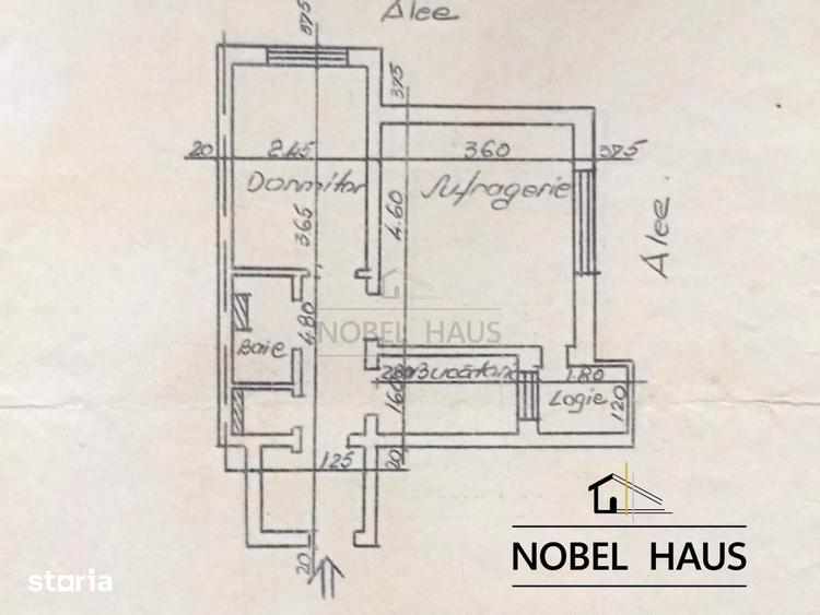 Apartament cu 2 camere decomandat în Central