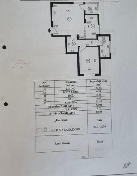Apartament cu 2 camere semidecomandat, mobilat în Berceni
