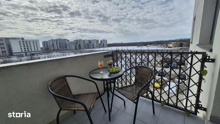 Apartament cu 2 camere semidecomandat, mobilat în Militari