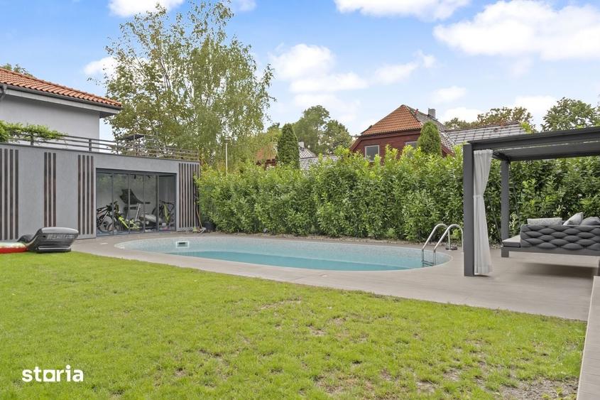 Vila unica cu gradina generoasa ?i piscina / 4 locuri de parcare - 16