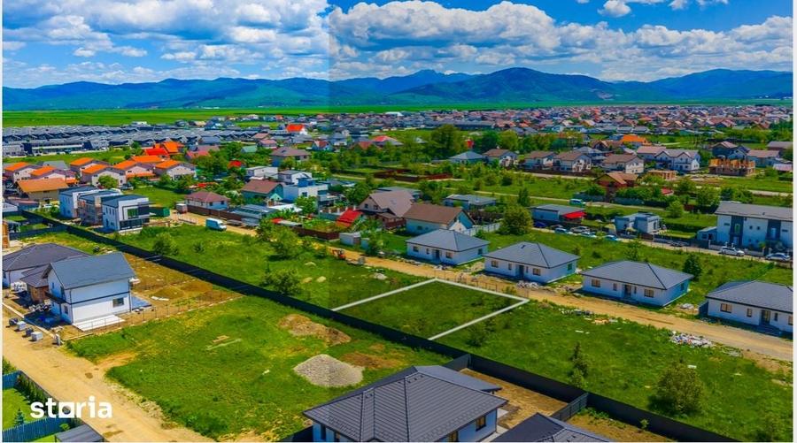 Teren de 550 mp, în Tărlungeni