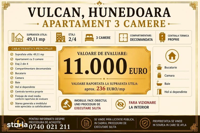 Apartament cu 3 camere decomandat în Central