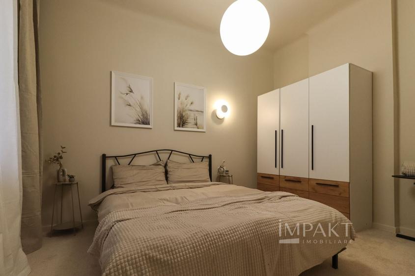 Apartament cu 2 camere semidecomandat, mobilat în Central