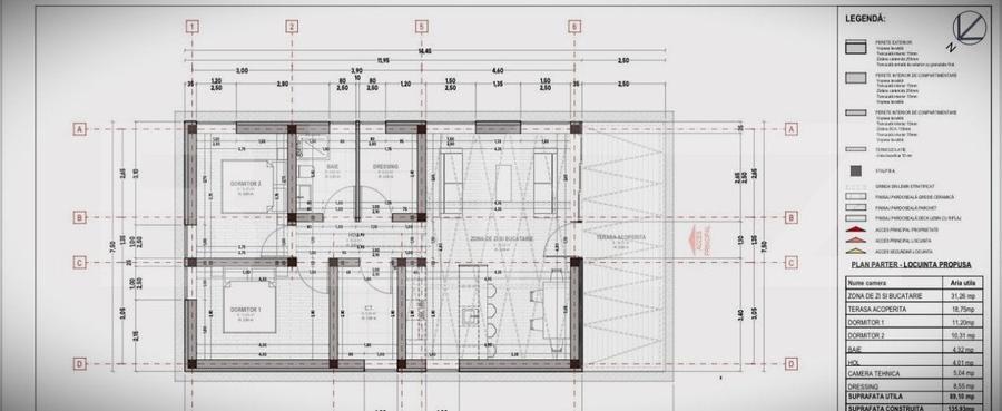 Casă individuală cu 3 camere cu Teren 300 Mp în Exterior Vest