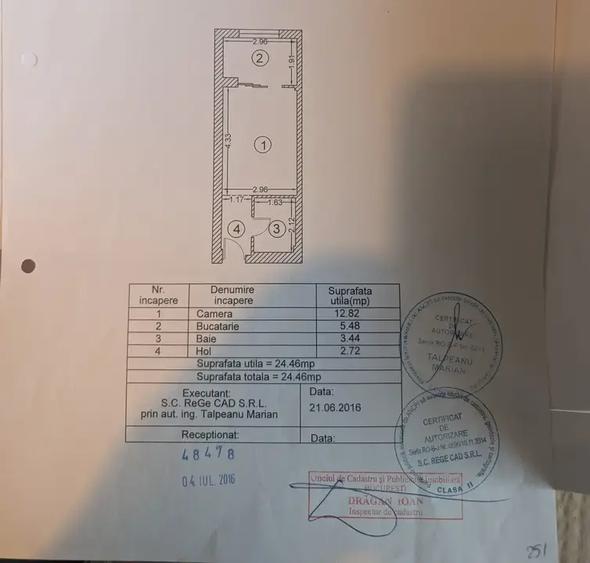 Garsonieră, mobilată în Theodor Pallady