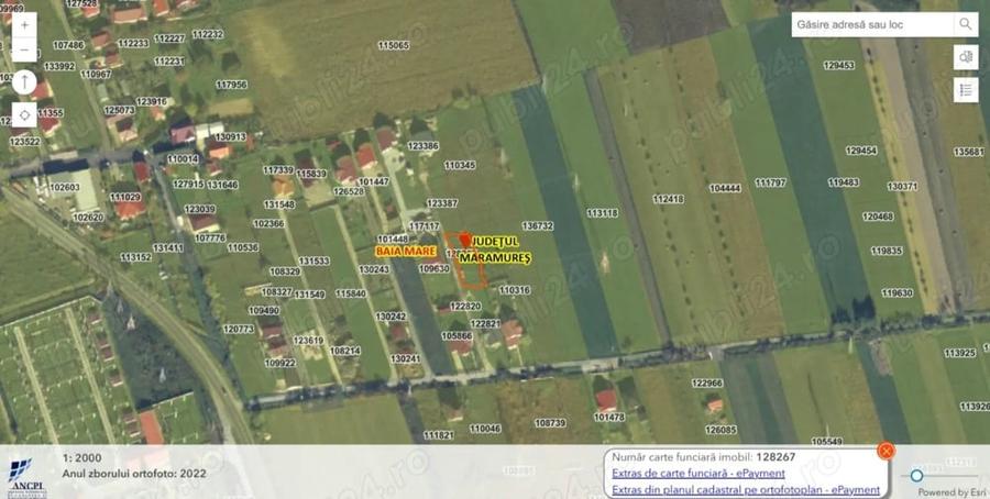 Vand teren Baia Mare str. M. Eminescu 743 mp - 1