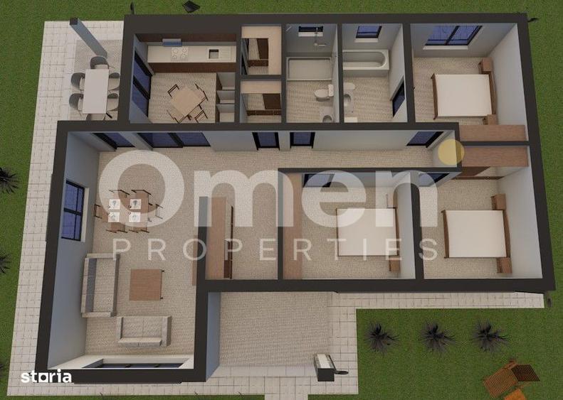 Casă cu 4 camere cu Teren 600 Mp în Tăuții-Măgherăuș