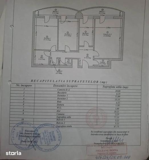 Apartament 3 Camere Unirii Tribunal I Centrala Proprie I 2 Balcoane - 6